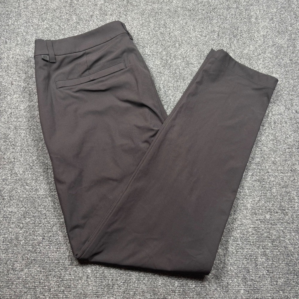 Lululemon Commission Pant Slim Men 36 Black Warpstreme Performance Trousers